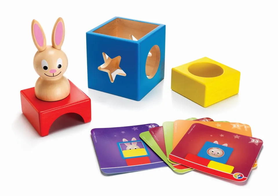 smartgames-lapin-et-magicien-jeu-de-r-flexion-bois-60-d-fis-2-ans image 1