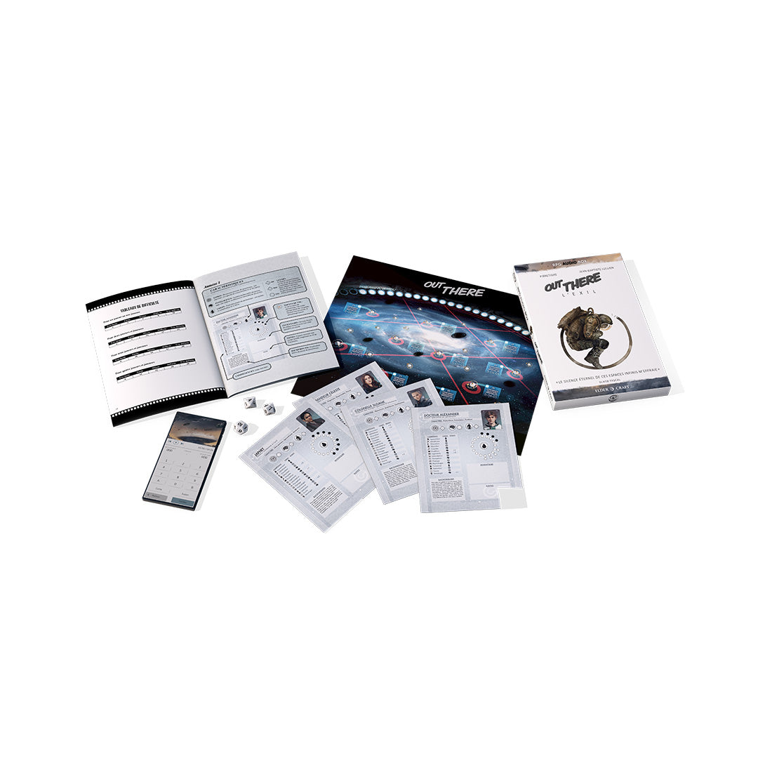 elder-craft-out-there-l-exil-rpg-audio-box-bo-te-jdr-1-4-joueurs image 2
