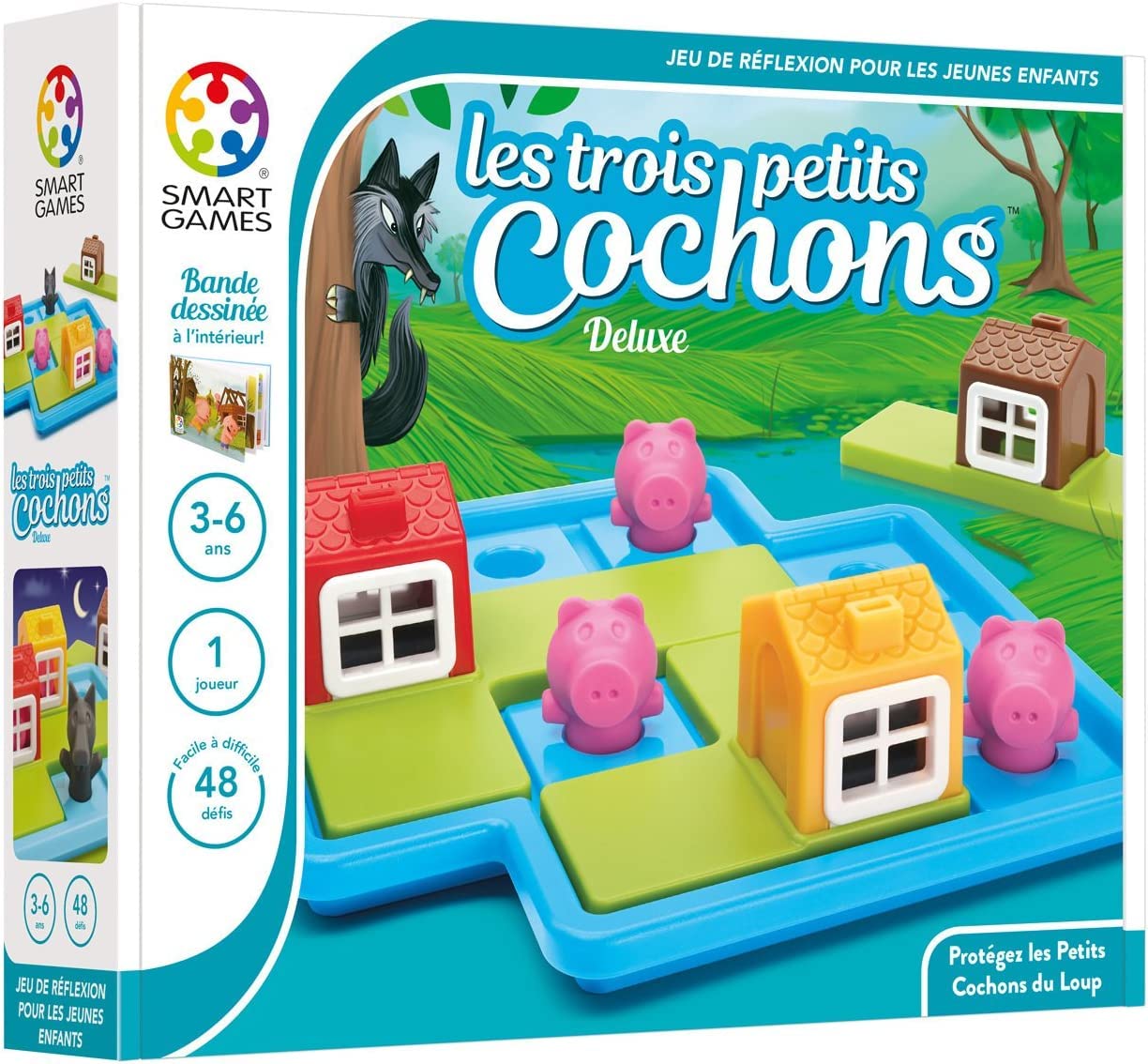 smartgames-trois-petits-cochons-jeu-r-flexion-48-d-fis-3-ans image 2