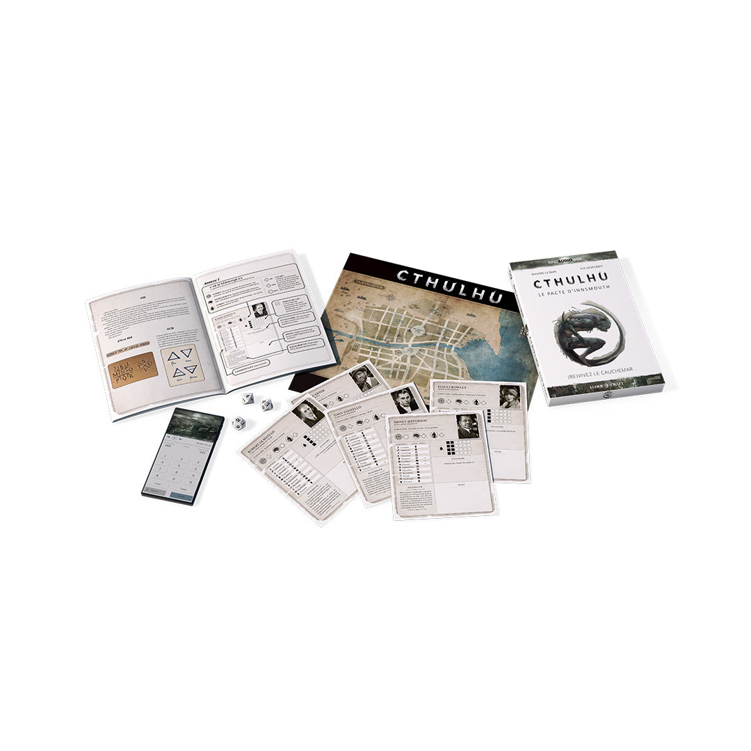 elder-craft-cthulhu-pacte-d-innsmouth-coffret-jdr-audio-1-5-joueurs image 2