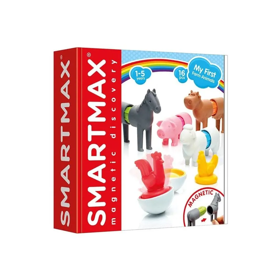 smartmax-my-first-farm-animals-jouet-magn-tique-b-b-12-mois image 1