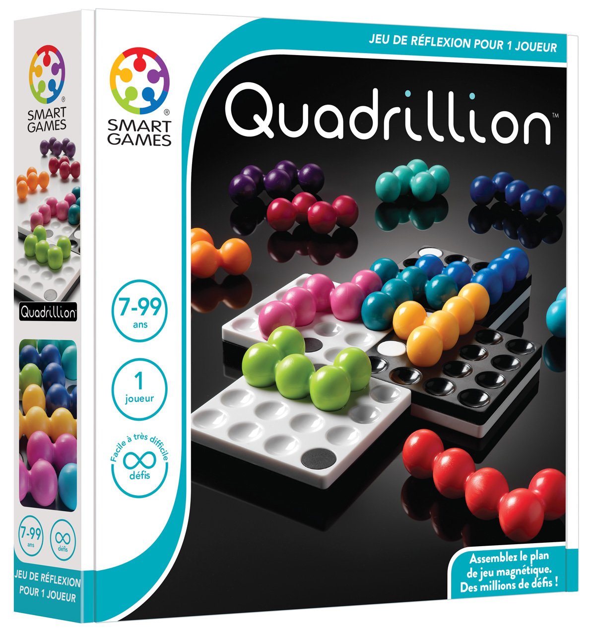 smartgames-quadrillion-jeu-magn-tique-12-pi-ces-80-d-fis image 1