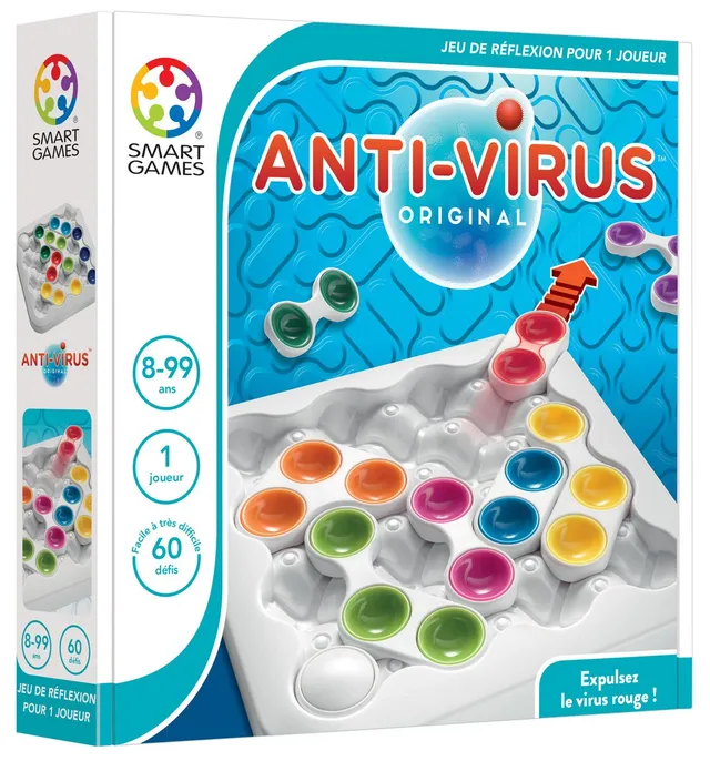 smartgames-anti-virus-jeu-de-logique-60-d-fis-8-ans image 1