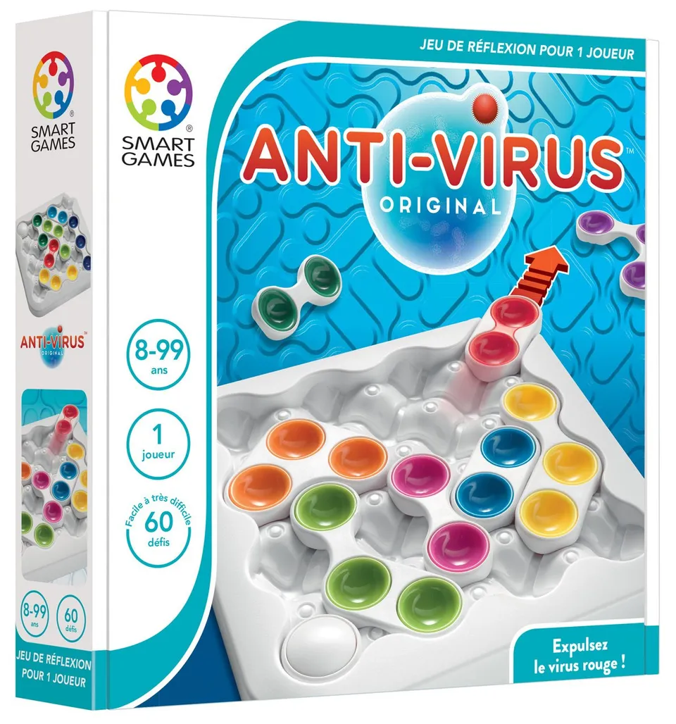 smartgames-anti-virus-jeu-de-logique-60-d-fis-8-ans image 1