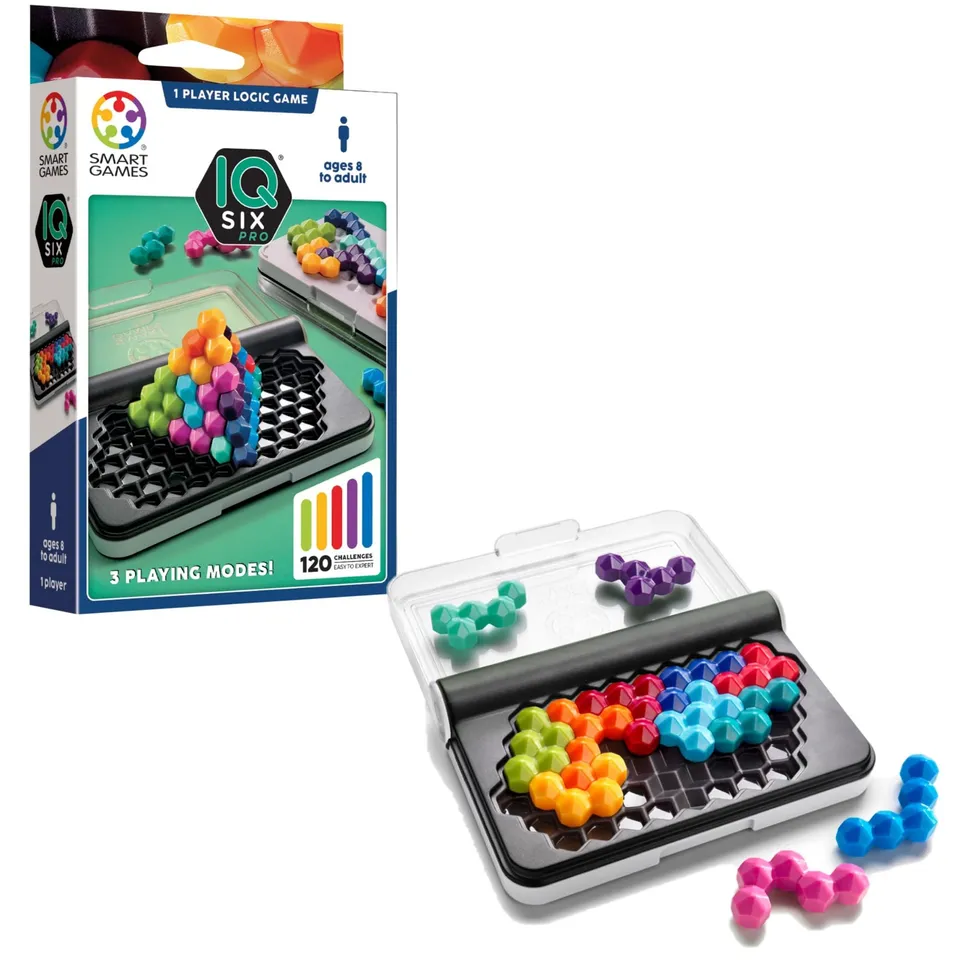 smartgames-iq-six-pro-puzzle-logique-120-d-fis-8-ans-voyage image 1