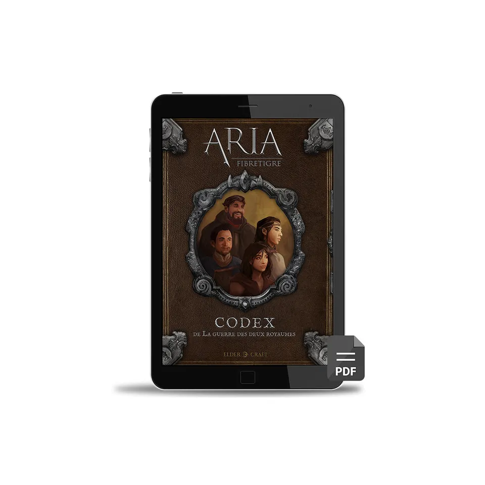 elder-craft-aria-codex-guerre-deux-royaumes-livre-jdr-num-rique image 1